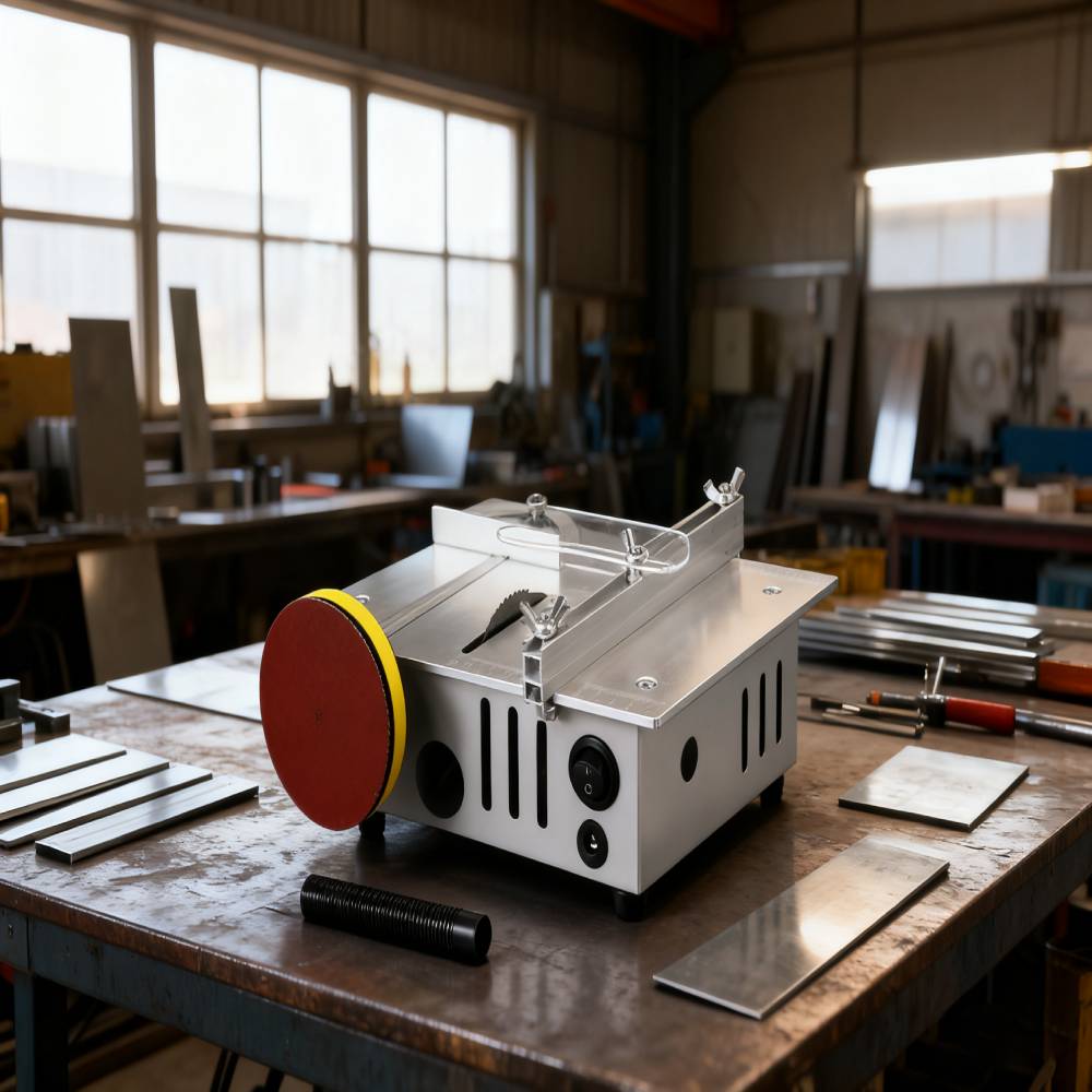 Mini Table Saw For Woodworking - Dual Motor Mini Table Saw, Precision