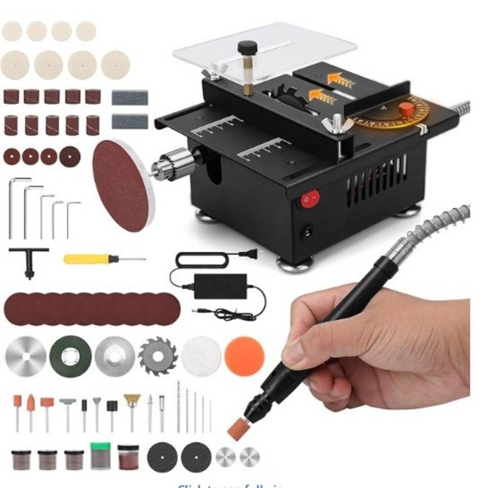 Mini Table Saw For Woodworking - Mini Electric Table Saw Precision Cutting