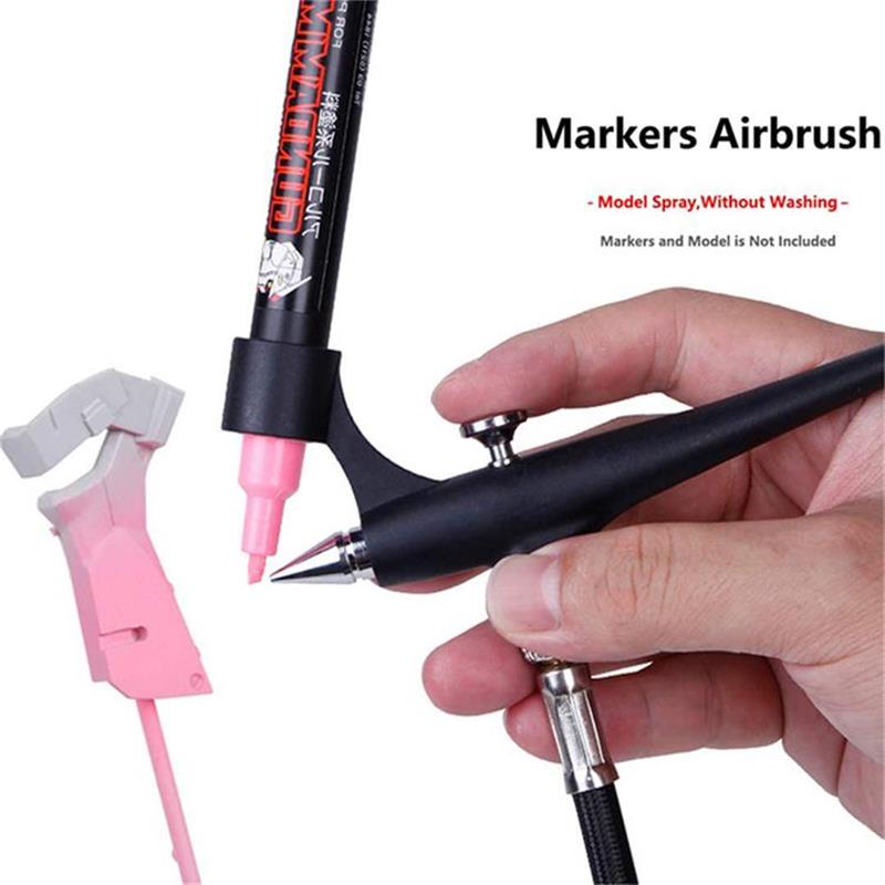 Airbrush Kit With Mini Compressor - Small Airbrush For Lightweight Marker Pen