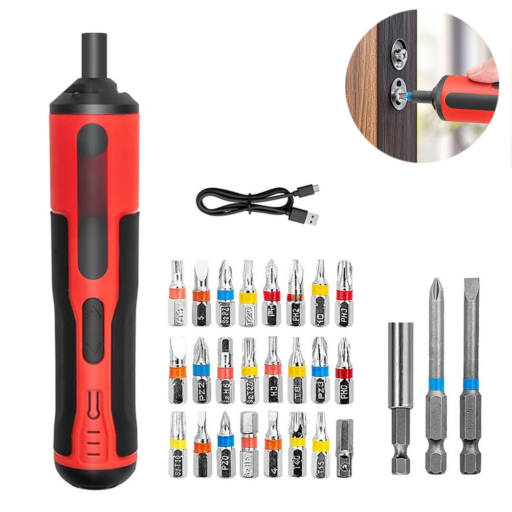 Electric Screwdriver Rechargeable Usb - 4V Electrical Screwdriver Set USB Rechargeable