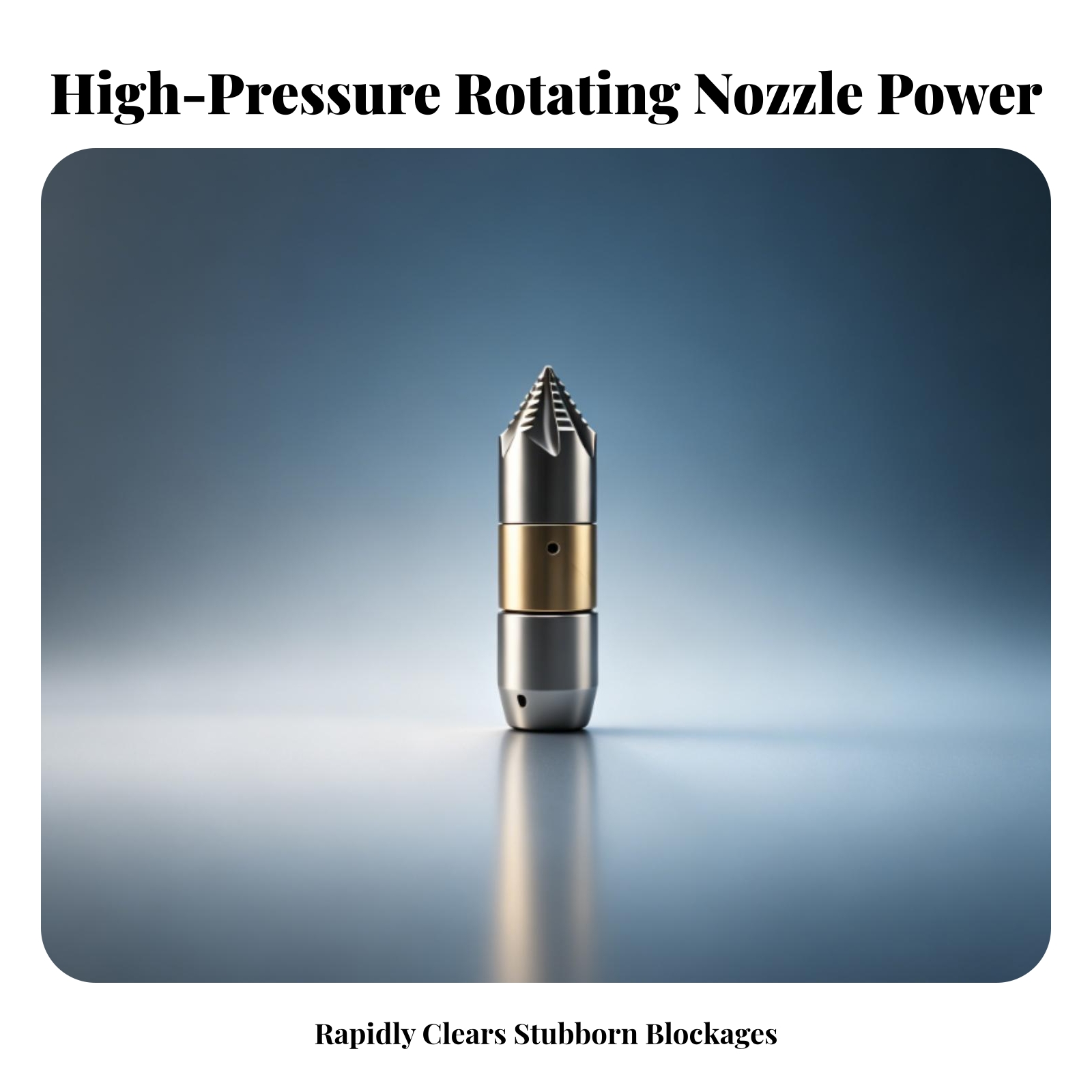 Plumbing - Wear Resistant Rotating Spray Nozzle Plumbing