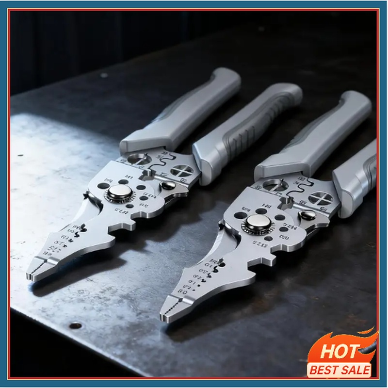 Automatic Wire Stripper Cutter - Multifunction Industrial Wire Stripper Cutter Crimper