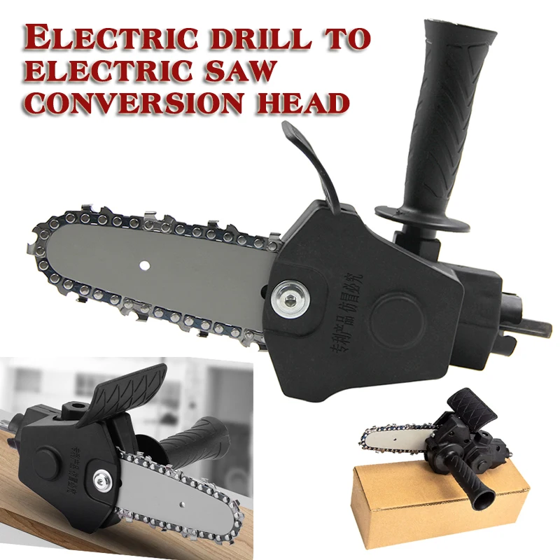 Mini Electric Chainsaw 6 Inch - logging saw garden electric chain saw