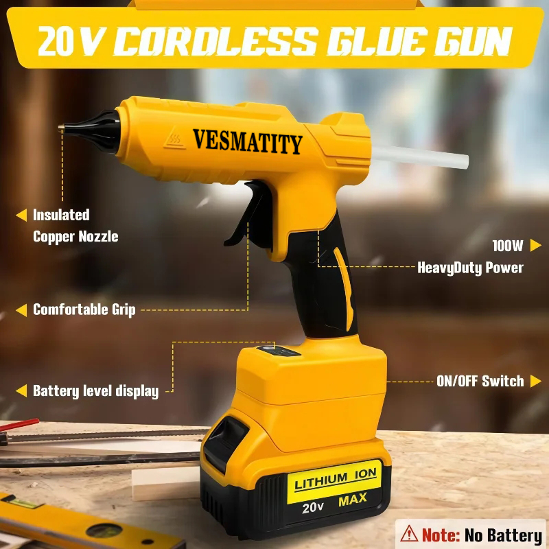 Handheld Electric Multifunctio - Hot Melt Glue Gun Cordless recension och pris
