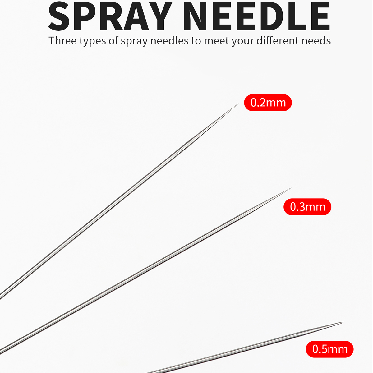 3pcs set 0.2/0.3/0.5mm Airbrus - Airbrush Kit With Mini Compressor recension och pris