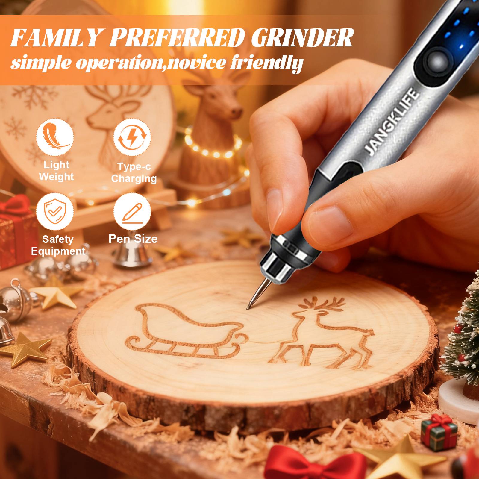 JANGKLIFE USB Cordless Rotary  - Cordless Rotary Tool Kit Accessories recension och pris