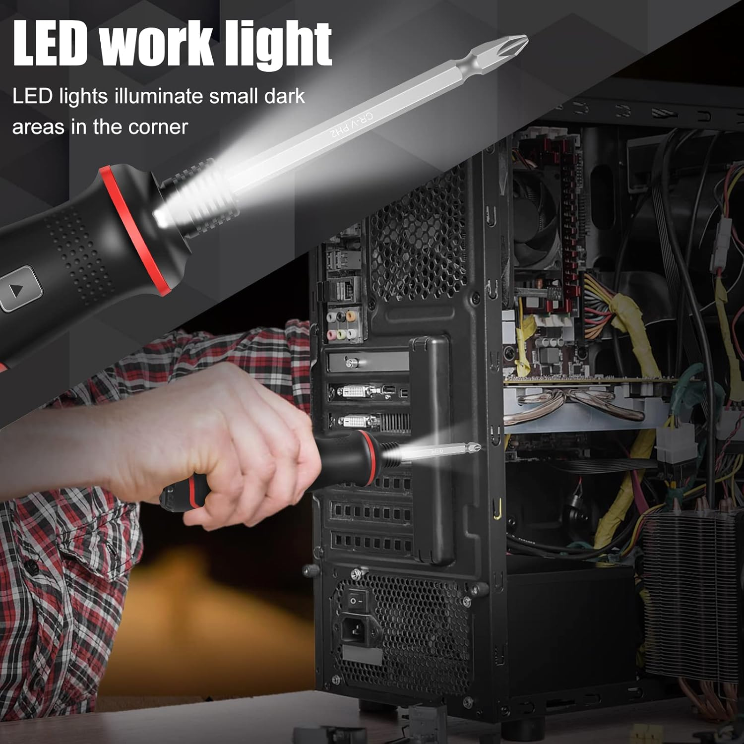 Rechargeable 3.7V Cordless Scr - Electric Screwdriver Rechargeable Usb recension och pris