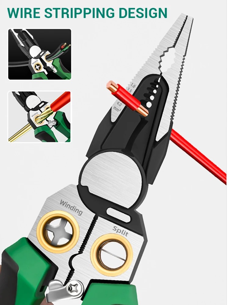 8-in-1 Voltage Tester & Wire S - Automatic Wire Stripper Cutter recension och pris