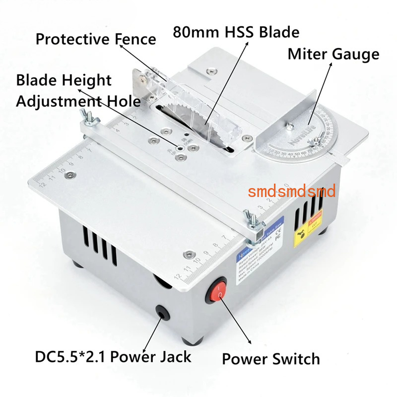 Multifunction Mini Table Saw W - Mini Table Saw For Woodworking recension och pris