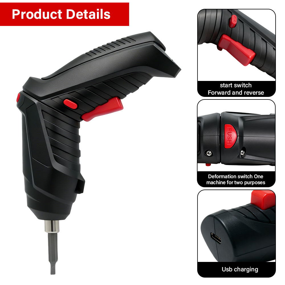 Multifunctional 3.6V Rechargea - Electric Screwdriver Rechargeable Usb recension och pris