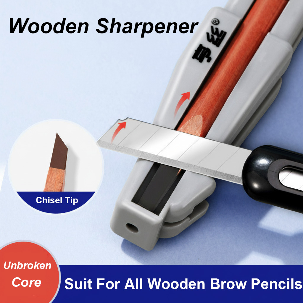 Wooden Eyebrow Pencil Sharpene - Hand Tools recension och pris