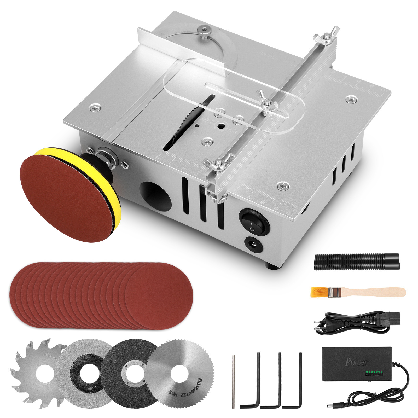 Dual Motor Mini Table Saw, Pre - Mini Table Saw For Woodworking recension och pris