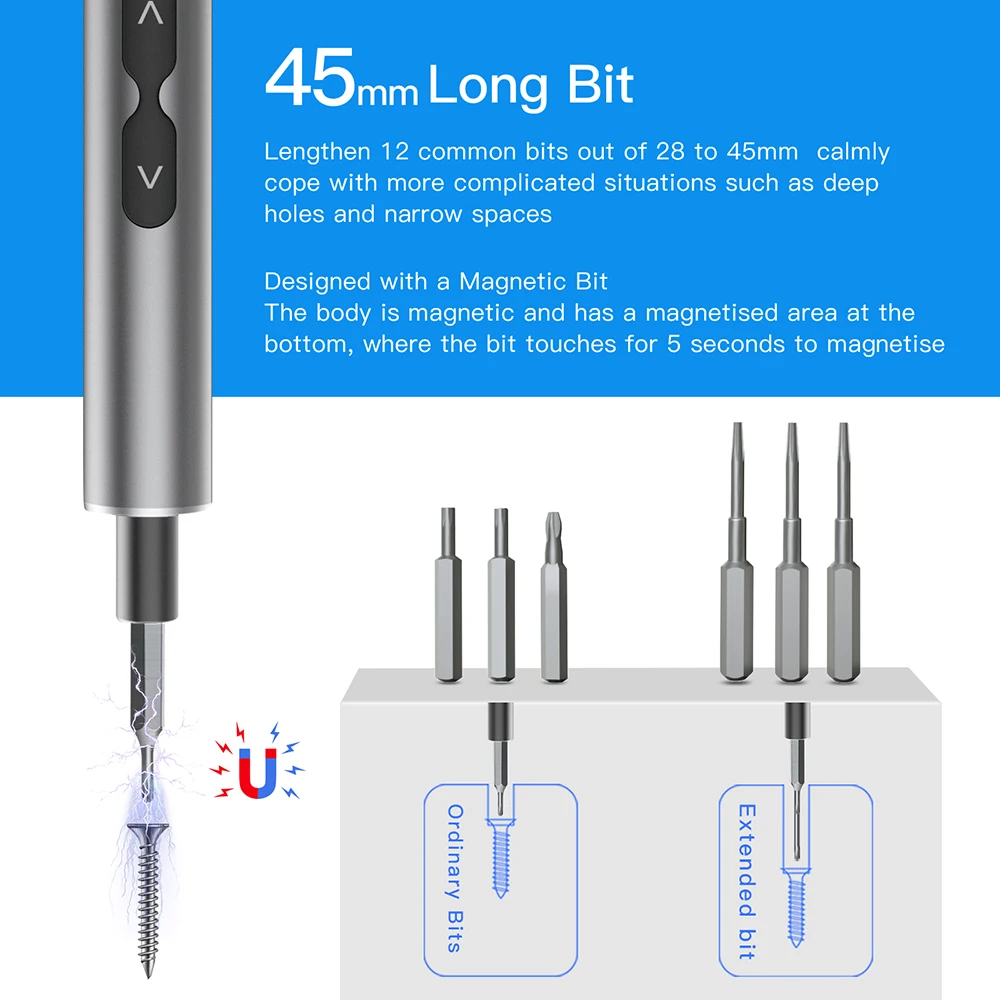 62/6 in 1 Precision Electric S - Electric Screwdriver Rechargeable Usb recension och pris