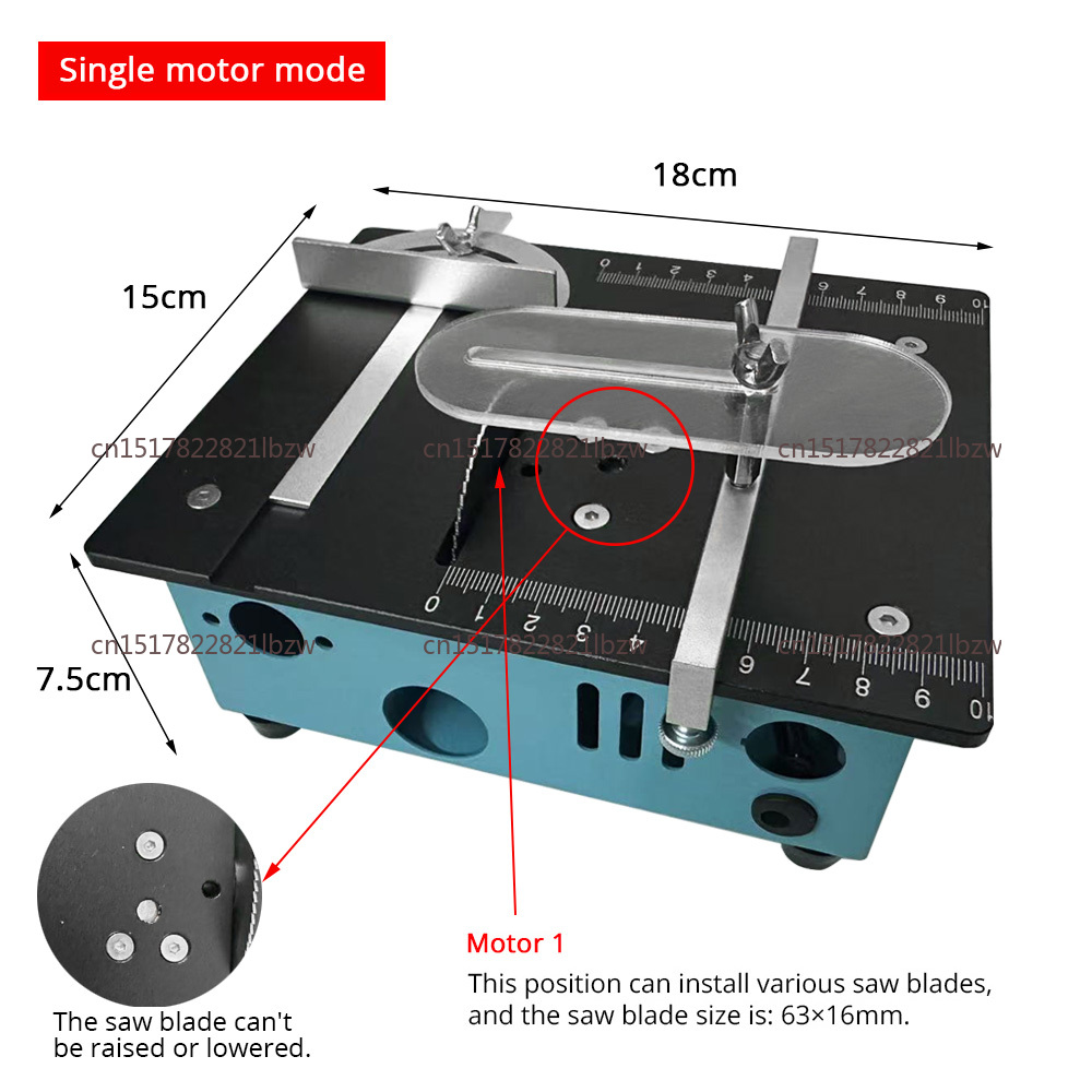 110v-220v Multifunctional Mini - Mini Table Saw For Woodworking recension och pris