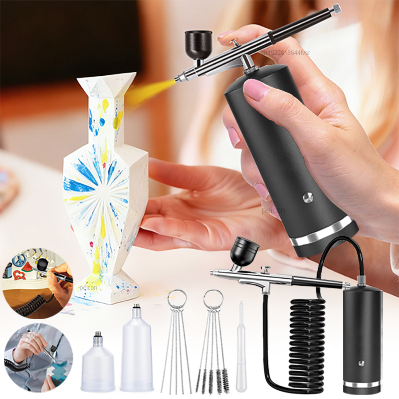 Airbrush with Compressor Paint - Airbrush Kit With Mini Compressor recension och pris