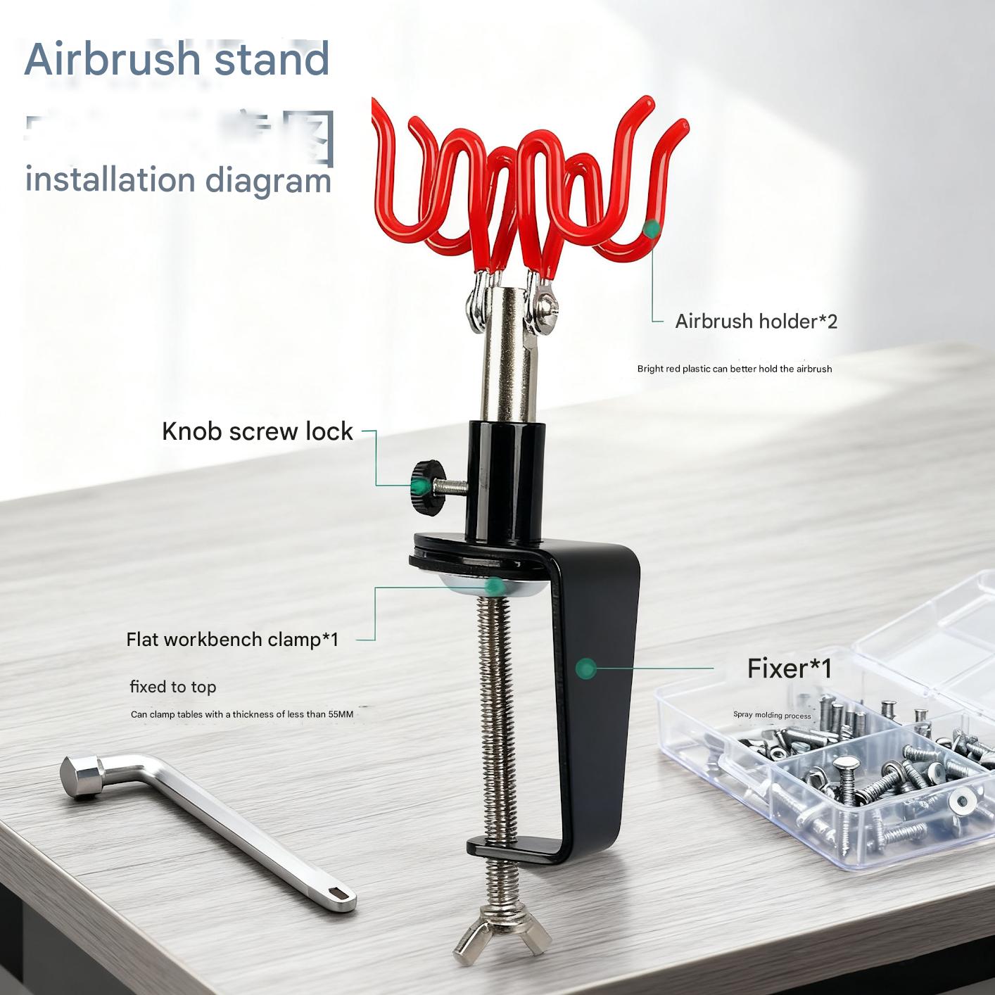 Airbrush Holder Gravity Stand  - Airbrush Kit With Mini Compressor recension och pris