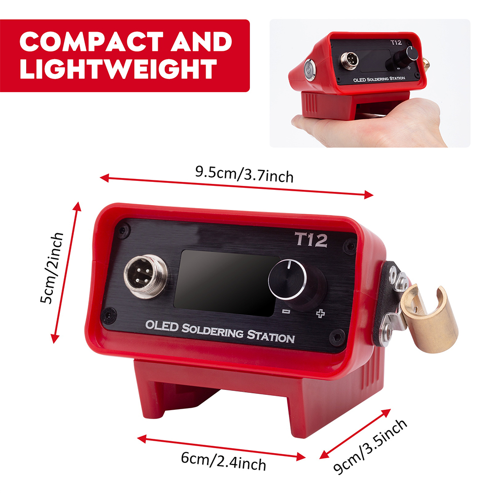 OLED T12 Soldering Iron Statio - Digital Soldering Station T12 recension och pris