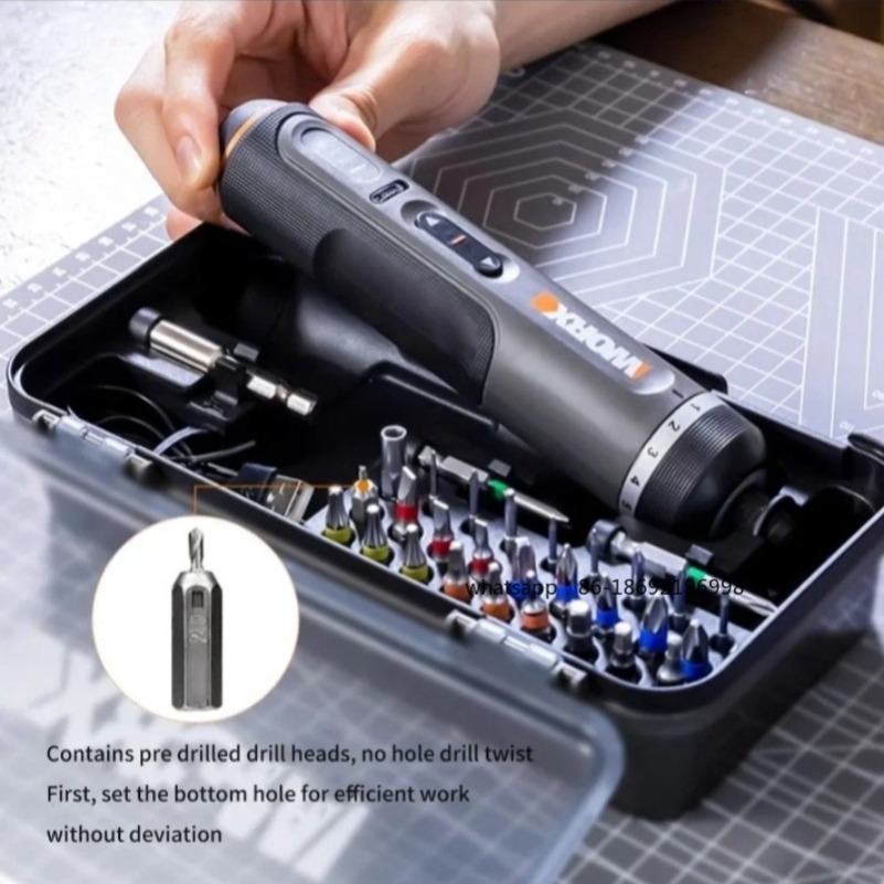 30 Bit Sets Power Tools WX242  - Electric Screwdriver Rechargeable Usb recension och pris