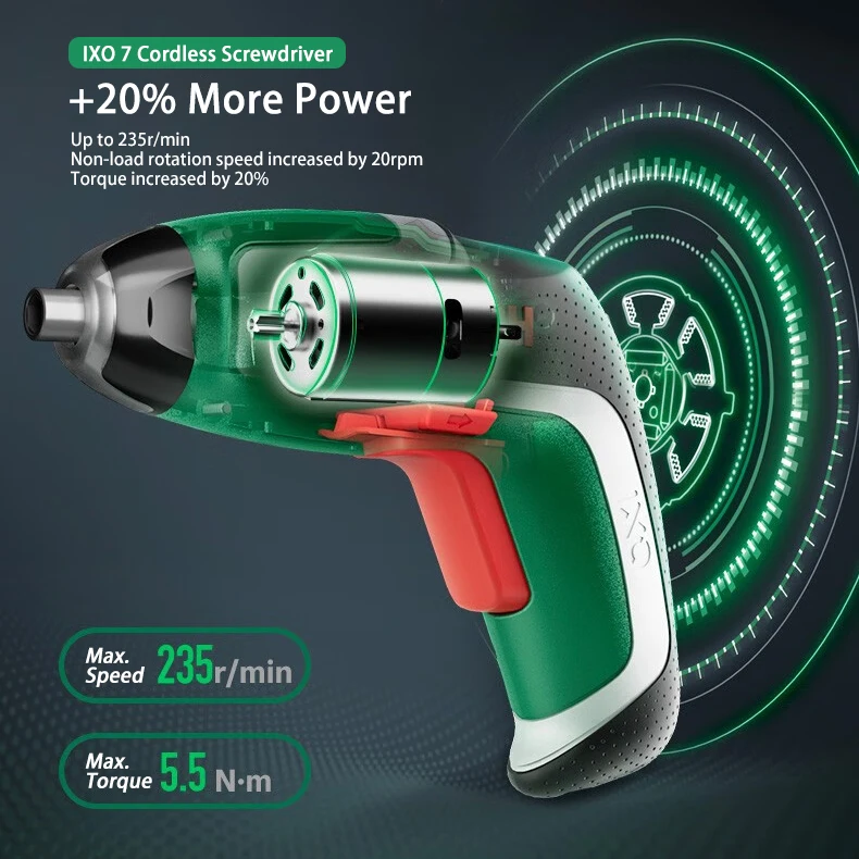 Bosch IXO7 Multi-Function Powe - Electric Screwdriver Rechargeable Usb recension och pris