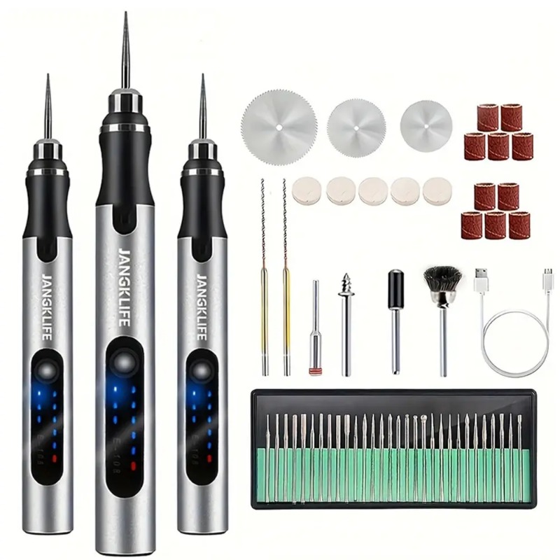 Electric Engraving Pen USB Cor - Cordless Rotary Tool Kit Accessories recension och pris