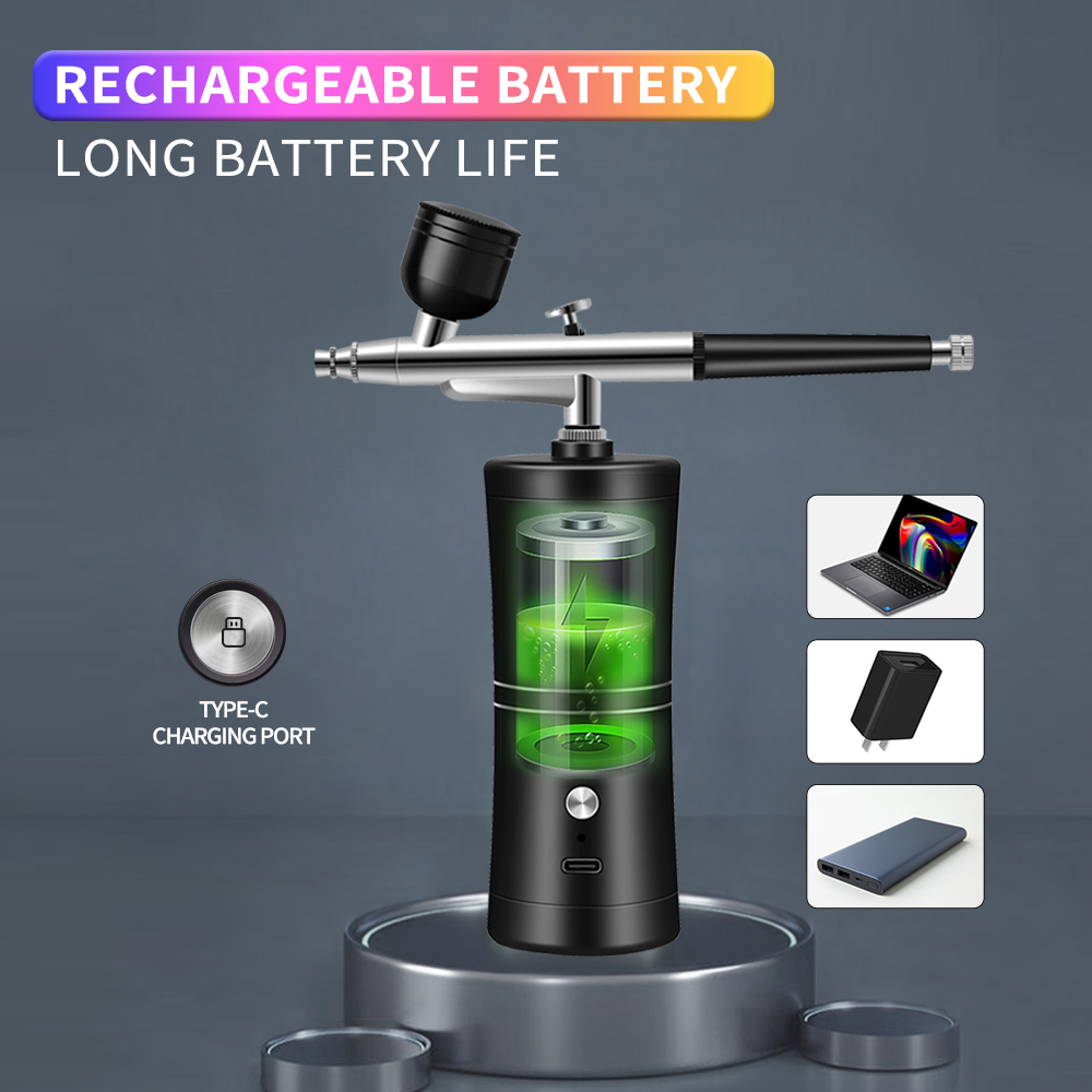 Portable Rechargeable Wireless - Airbrush Kit With Mini Compressor recension och pris