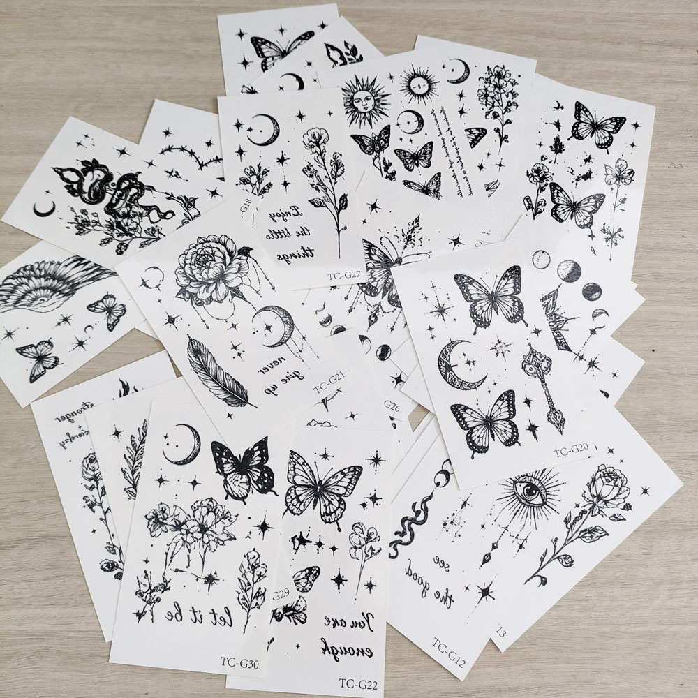 30pcs Butterfly Waterproof Tat - Hand Tools recension och pris