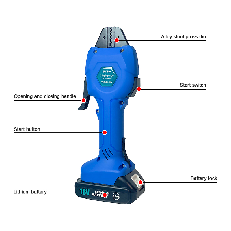EW-50X Rechargeable Crimping T - Electrical recension och pris